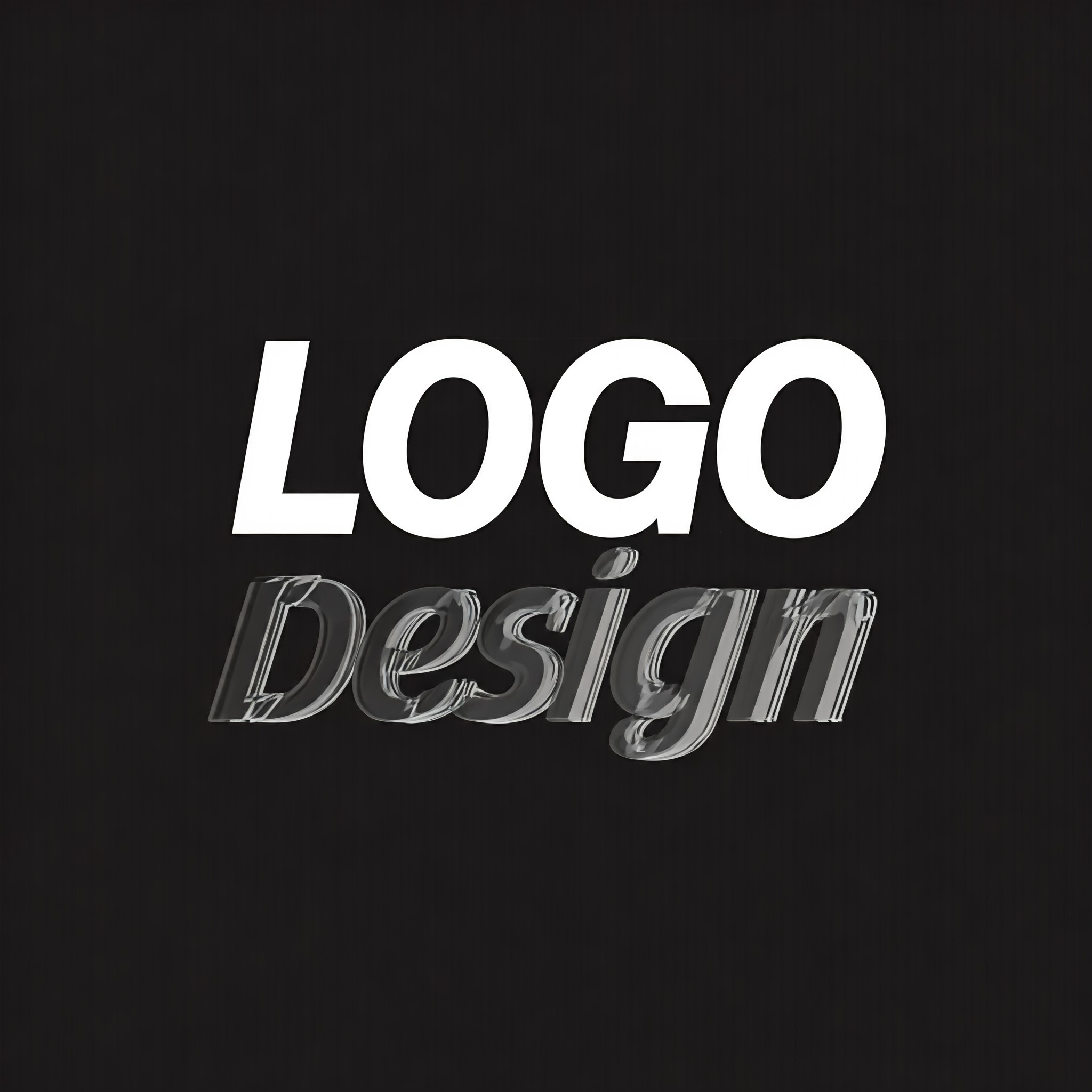 an image that says logo design